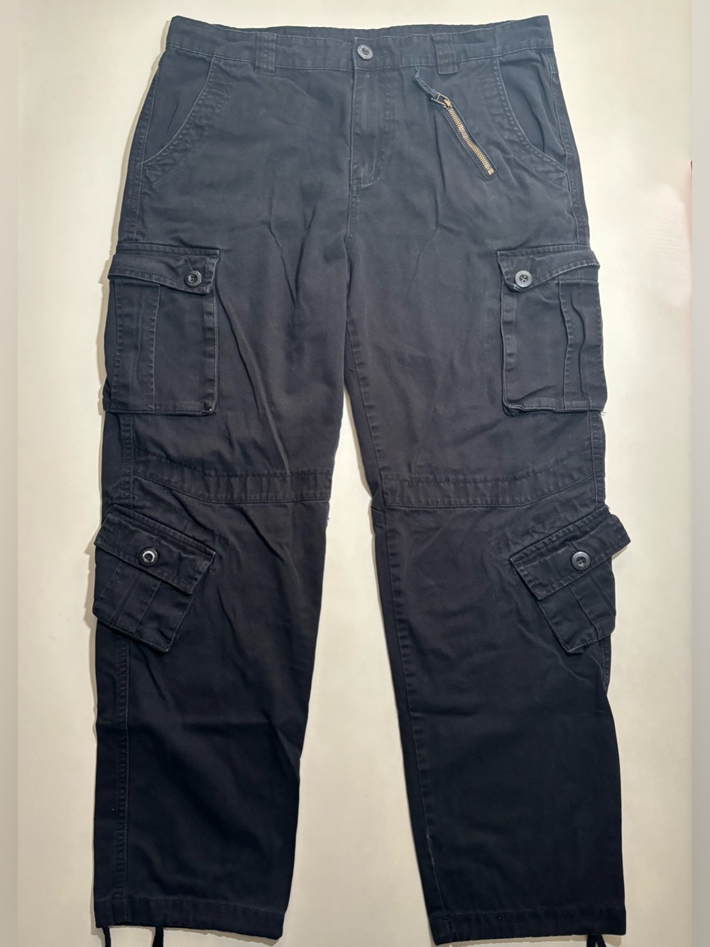 Men's US Army Black Cargo Pants - Durable Utility / military Style
